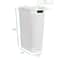 Mind Reader 23.5'' Slim Laundry Hamper with Cutout Handles
